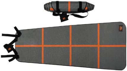 YogaForce A-Line Exercise Mat (Gray/Orange)