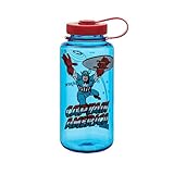 Nalgene Tritan 32oz Marvel Water Bottle (Captain America in Action)