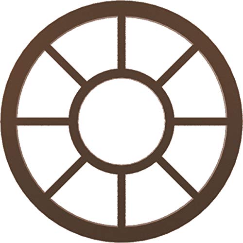 Ekena Millwork CMPP38GRSCO Grace Architectural Grade PVC Pierced, Copper Uretha…