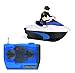 RC Nano Jetski Toy Micro Remote Control Battery Operated Watercraft Wireless Precision 4-Button Twin Prop Control 50 Foot Range (Colors Vary)