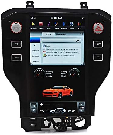 11.8 IPS Screen Tesla-Style Android GPS NAVI in-Dash Unit for Ford Mustang 2015-2018 Bluetooth Wi-Fi