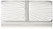 Jubileens Women's Pleated Satin Clutch Rhinestine Crystal Evening Handbag Purse
