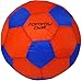 TommyBall Lightweight Indoor Kids Soccer Ball (Footbag Type of Ball - Soft Kick - No Sting - Foam Stuffed - Size 3) (Orange/Blue)