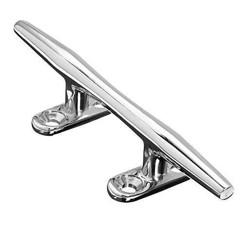 ELEG-5" Heavy Duty Base Boat Dock Deck Rope Cleat Marine Bollard Yacht Stainless New