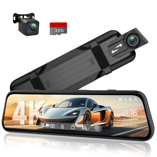 Veement 4K Rear View Mirror Dash Cam