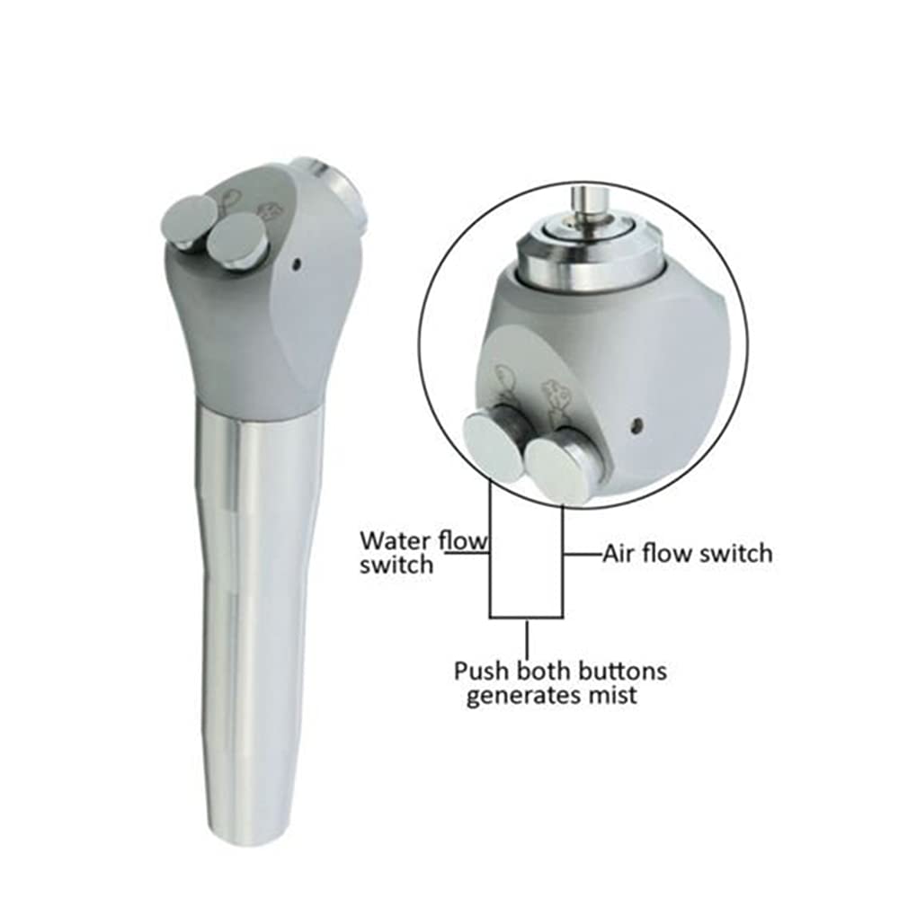 TDOU 2PCS Dental Air Water Spray Syringe Triple 3 Way 2 Nozzles Tips Metal Handle + 4Pcs Metal Alloy Nozzles/Tips/Tube: Industrial & Scientific