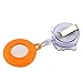 Top Plaza Girls' Kid's Cute Lovely Cartoon Angel Silicone Nurse Clip-on Fob Brooch Hanging Easy Pull Clasp Stretch Analog Quartz Pocket Watches,Set of 3