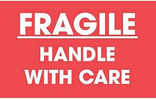 Amazon Com 2 X 3 Fragile Handle With Care Labels 500 Per Roll Office Products
