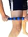 Elite Massage Roller Stick Targets Sore, Tight Leg Muscles to Prevent Cramps and Release Tension. It's Sturdy, Lightweight, Smooth Rolling and Thankfully This Lifesaver has Comfortable Handles.Blue