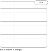 Rhino 8 x 6.5 Exercise Book 48 Page Pack of 10 Light Blue view 8