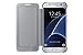 Samsung Galaxy S7 Case S-View Clear Flip Cover - Silver (Not for S& EDGE)