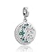 CharmsStory Blue Green I Love You To The Moon And Back Charm Clear Wihte Crystal New Jewelry Sale Cheap Beads Fit Pandora Bracelet