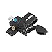 Type C CAC Reader, DOD Military USB C Common Access CAC Card Reader, Smart Card Reader PIV CAC Reader Compatible with Windows, Mac OS and Android Phone