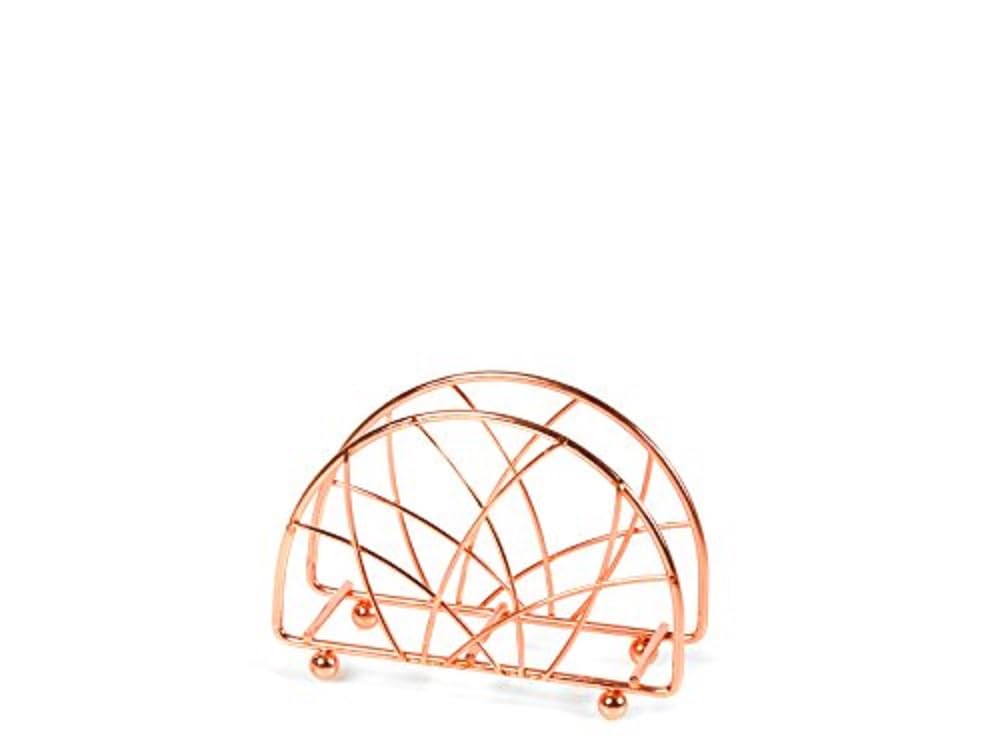 H&H 8003512701344 Napkin Holder, Copper, 13 x 5 x 8.5 cm