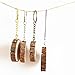 Bettewoo 50 pcs 1.5-2 inches Unfinished Natural Wood Slices Circles with Holes for Christmas Ornaments and Home Hanging Decorations