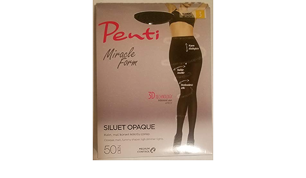 Penti Miracle Form Opaque 50 Den (Black 