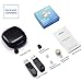 Mpow EM1 Bluetooth Earpiece, V4.1 Wireless Headphones, 6-Hr Playing Time Mini Bluetooth Earbud with Microphone, Invisible Car Bluetooth Headset for Cell Phone (One Pcs, Two Charger)