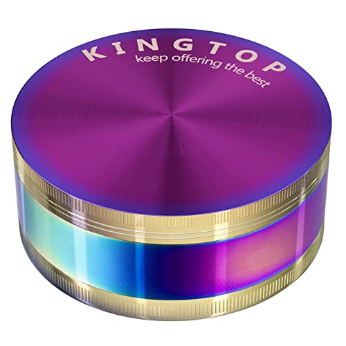 KINGTOP Spice Grinder Large 3.0 Inch Colorful Pricepulse