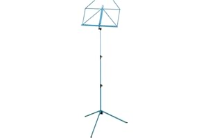 K&M Stands 10010-000-33 Adjustable Music Stand-Ocean Blue