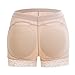KIWI RATA Womens Seamless Butt Lifter Padded Lace Panties Enhancer Underwear,Nude,Small