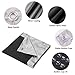 johgee Blackout Curtains for Bedroom, Thermal Insulated Windows Shade Blinds 1 pcs (Black 29.9
