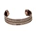 Smooth Copper & Brass Twist Copper Bracelet With Magnets