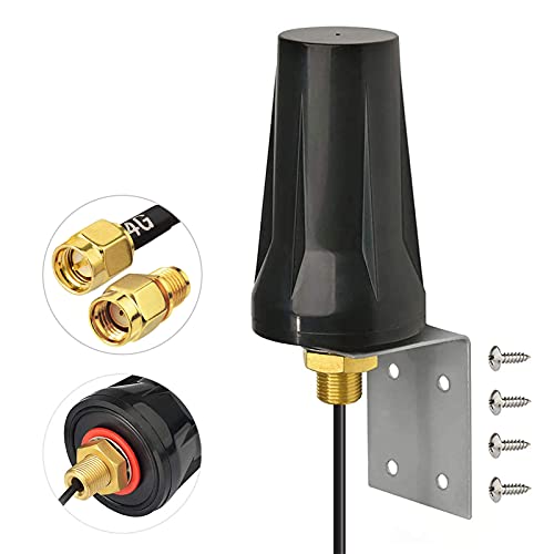 Bingfu-4G-LTE-Antena-Exterior-Antena-SMA-Impermeable-Montaje-en-Pared-5dBi-para-Orange-Vodafone-y-Movistar-Puerta-de-Enlace-de-Enrutador-4G-LTE-Modem-Enrutador-Celular-Camara-de-Seguimiento