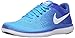Nike Women's Flex 2016 RN Running Shoe, Glow/White/Racer Blue/Midnight Navy, 9 B US
