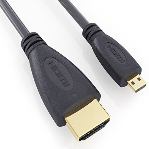 DragonTrading Gold Plated Micro-HDMI to HDMI Cable - Audio and Video Transmission for Exceptional Multimedia Experience