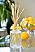 Manu Home Meyer Lemon Reed Diffuser Set~ Includes Natural Set of Sticks~ Voted Best Citrus Scent ~ Made with Essential Oil Blend of Lemons, Mandarin and Citrus Extract ~ Proudly Made in The USA!