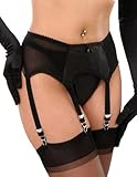 What Katie Did Maitresse Black Narrow Suspender Belt