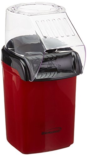 Brentwood PC-486R Popcorn Maker, 5 7.5 x 10.5-Inch, Red and Black