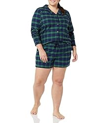 Amazon Essentials Women's Lightweight Woven Flannel