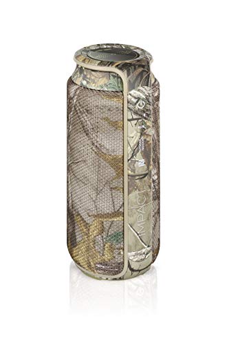 BÖHM Impact Waterproof Portable Wireless Speaker 24W w/Bluetooth, NFC & AUX Connectivity, Built-in Mic, Volume Control Wheel, Indoor/Outdoor Mode … (Realtree Bundle)