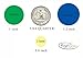 Dot Sticker Color Coding Labels - Round Stickers Blue 25mm - 360 Pack by Royal Green
