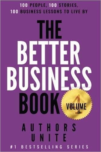 The Better Business Book: 100 People, 100 Stories, 100 Business Lessons To Live By (The Better Business Book Series)