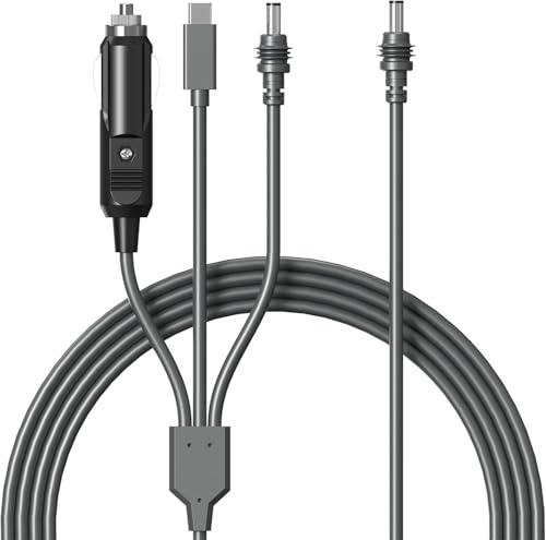 Cabo para Starlink Mini 3 em 1 para Carro – Carregador Veicular 12V/24V USB-C DC Tipo C, 100W, Vedação Original, Compatível com Power Bank e Antena