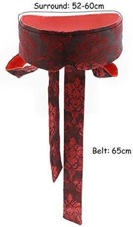 JINGJQINGCAO Nice Red Vintage Blindfold Elastic Floral Embroidery Eye Mask
