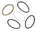 Goody Ouchless No Metal Elastics, 4mm Java Bean - 111-Count