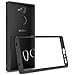 CoverON Hard Slim Fit ClearGuard Series for Sony Xperia XA2 Ultra Case, Clear with Black Trim