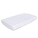 TILLYOU Cotton Collection Woven Fitted Crib Sheet for Baby Boys or Girls, Breathable Soft Natural Sheet for Standard Toddler Bed Mattress, Durable Elastic and Deep Pocket, 28