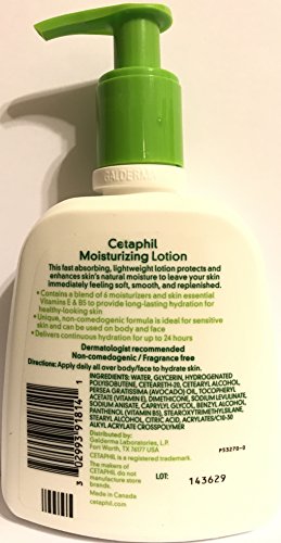 image for Cetaphil Moisturizing Lotion - Body & Face - For All Skin Types - Net 