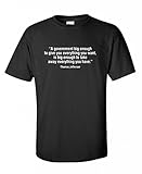 A Government Big Funny Politics Washington Novelty Political T Shirt for Guys