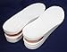 Height Increase Elevator Shoes Insole - Size S - 1.5 to 2 inches Taller (White)