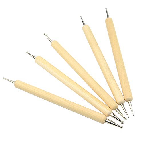 TOVOT 27 PCS Saddle Making Tools Set Leather Working Tools DIY Leather Craft Stamps Set Hammer Swivel Knife - Thumbnail 5