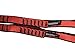 DASKING 23KN (5070 lbs) Heavy Duty Climbing Straps - 2 Pack Adjustable Daisy Chain Webbing for Aerial Yoga, Hammock, Fitness & Rigging - CE/EN566 Certified, Red