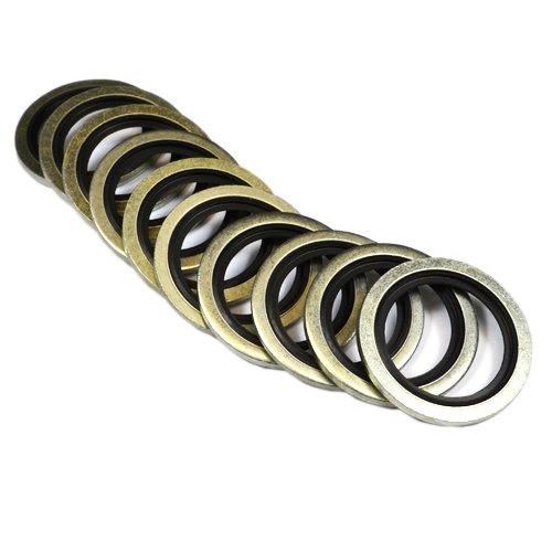 Dowty Washers with Bonded Seals Resistant to Oil/Fuel/Petrol/Water 3/8