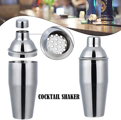 H-ei Cocktail Shaker Set Barkeeper Kit mit Ständer, 10-teiliges Bar Kit mit 18 Unzen Martini Shaker, Edelstahl-Stab… – Bild 6