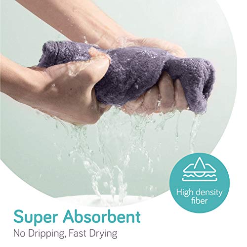 Microfiber Hair Towel Wrap forCurly Hair and Thick Long Wavy Hair, Set