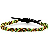 BDM Multicolor Marley, Rastafari, Hippie and Jamaican Men's and Women's Bracelet